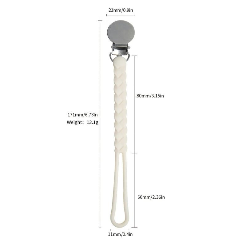 Silicone Pacifier Clips & Strap Clips for Boys & Girls