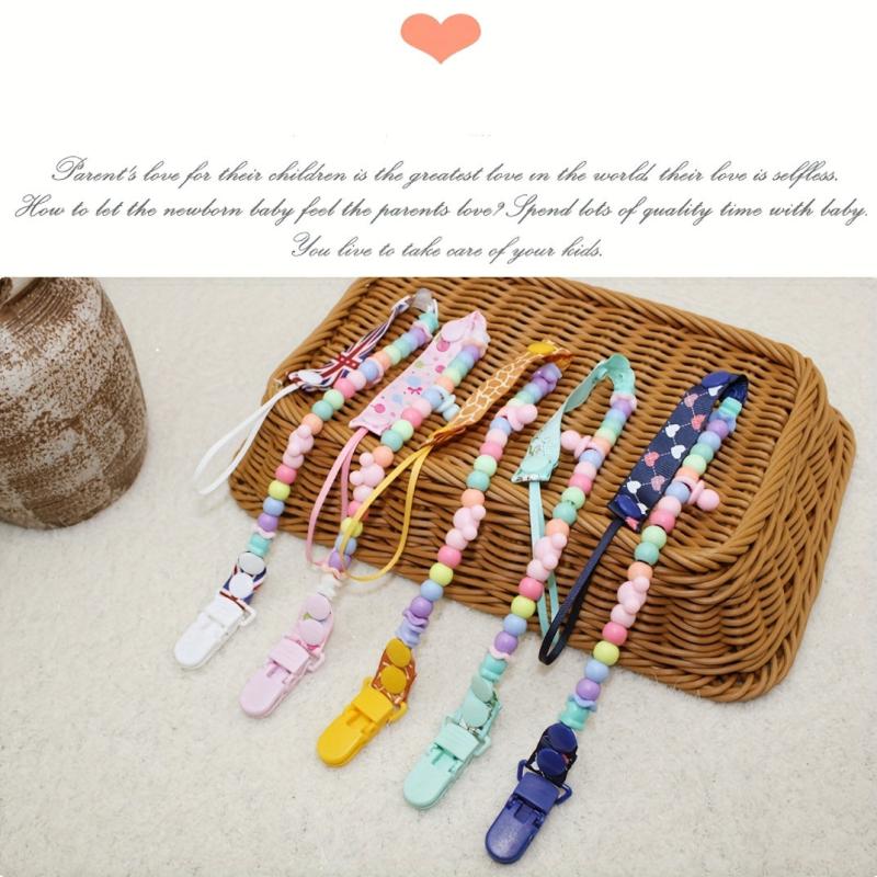 Soothing Pacifier with Anti-drop Chain and Bracelet