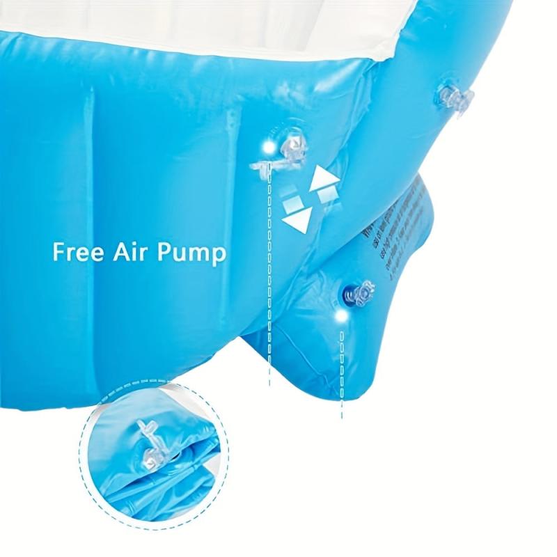 Portable Inflatable Baby Bathtub, Non Slip, Travel-Friendly