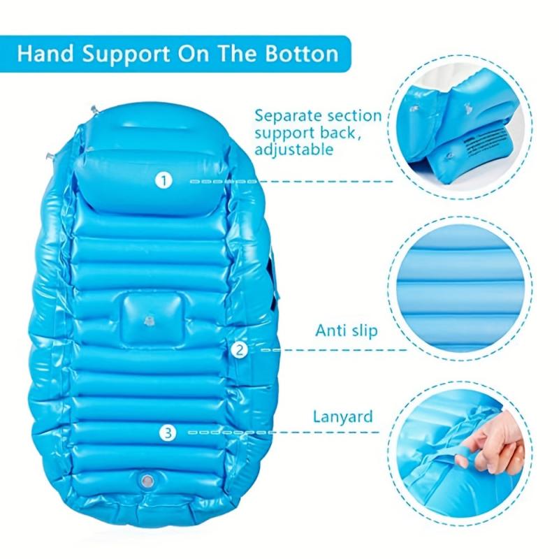 Portable Inflatable Baby Bathtub, Non Slip, Travel-Friendly