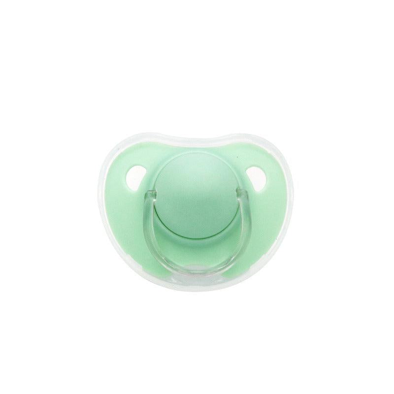 Matte Surface Baby Pacifier with Cover Orthodontic Cherry Round Shape Soother