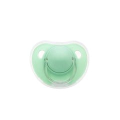 Matte Surface Baby Pacifier with Cover Orthodontic Cherry Round Shape Soother