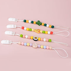 BPA Silicone Pacifier Chain Teether Beads Set