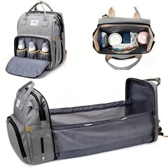 Foldable Mommy Bag w/ USB Charging Large Capacity