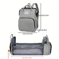 Foldable Mommy Bag w/ USB Charging Large Capacity