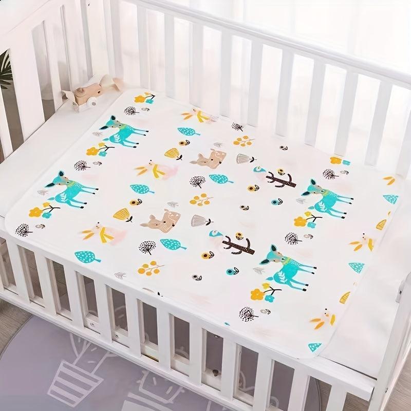 Baby Cotton Urine Pad Diaper Pad Washable Anti-slip Breathable Newborn Supplies