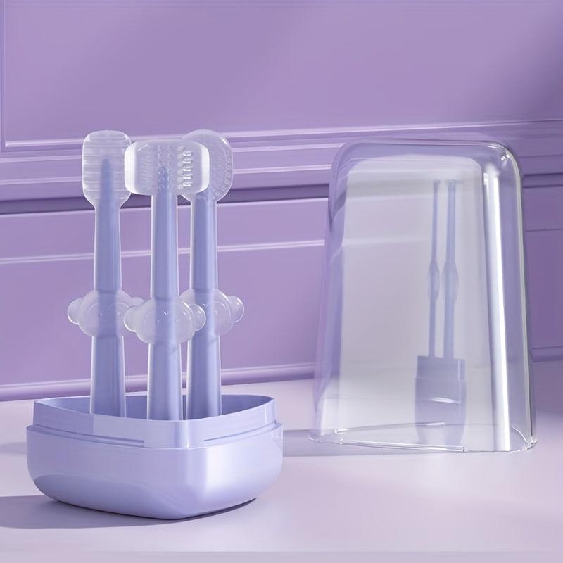 3pcs Baby Care Kit for Oral Cleaning 0-2 Years Olds