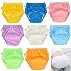 Breathable 6 Layer Cotton Cloth Diapers - Summer Baby Training