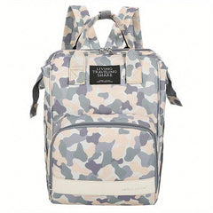 Cartoon Printed Backpack Mommy Bag Multifunction Diaper Bag