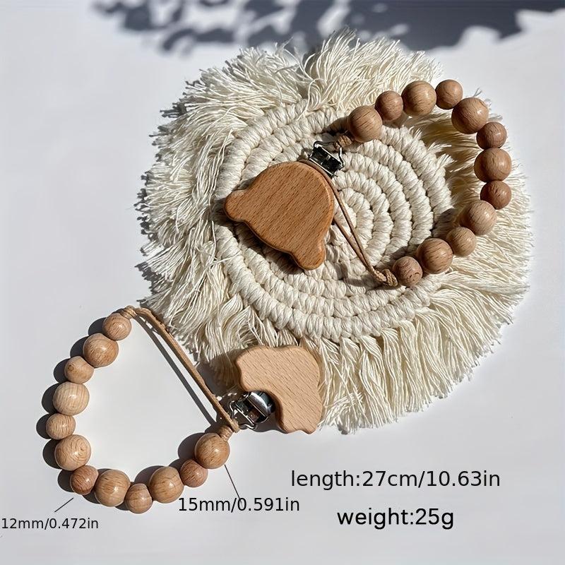 Beech Pacifier Chain Anti-drop Holder Clip