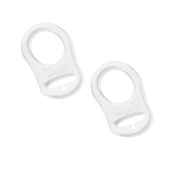 2pcs Silicone Button Rings Dummy Adapter Transparent