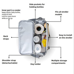 Functional Portable Mother And Baby Bag for Strollers