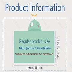 Newborn Baby Monkey Pattern Bath Towel