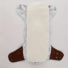 5pcs Washable Cloth Diaper Insert 4 Layers Bamboo Insert 32x12 5cm