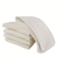 5pcs Washable Cloth Diaper Insert 4 Layers Bamboo Insert 32x12 5cm