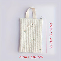 Quilted Cotton Mommy Diaper Tote Bag