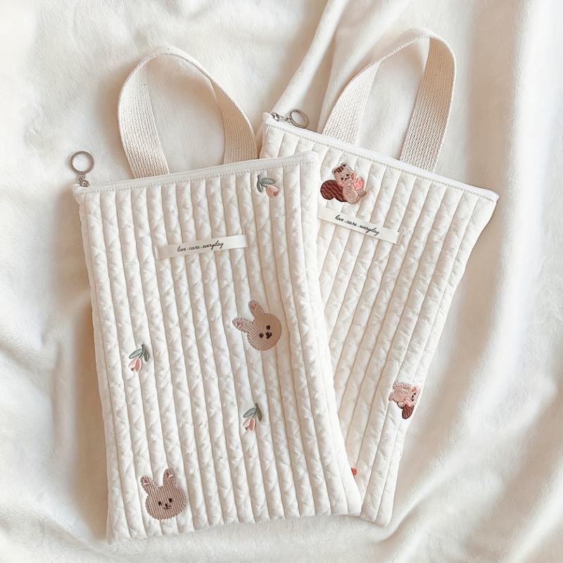 Quilted Cotton Mommy Diaper Tote Bag