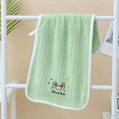 Kids Facial Towel Soft Absorbent Non-shedding Baby Bath Washcloth
