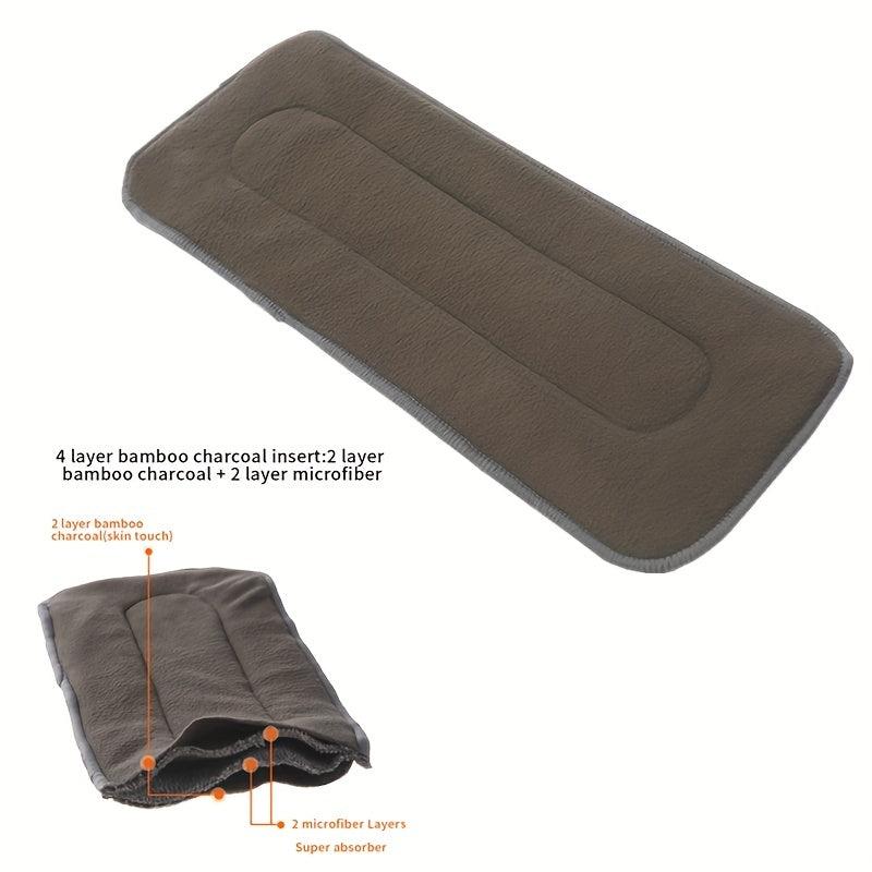 Reusable Baby Diaper Pad Charcoal Bamboo Insert