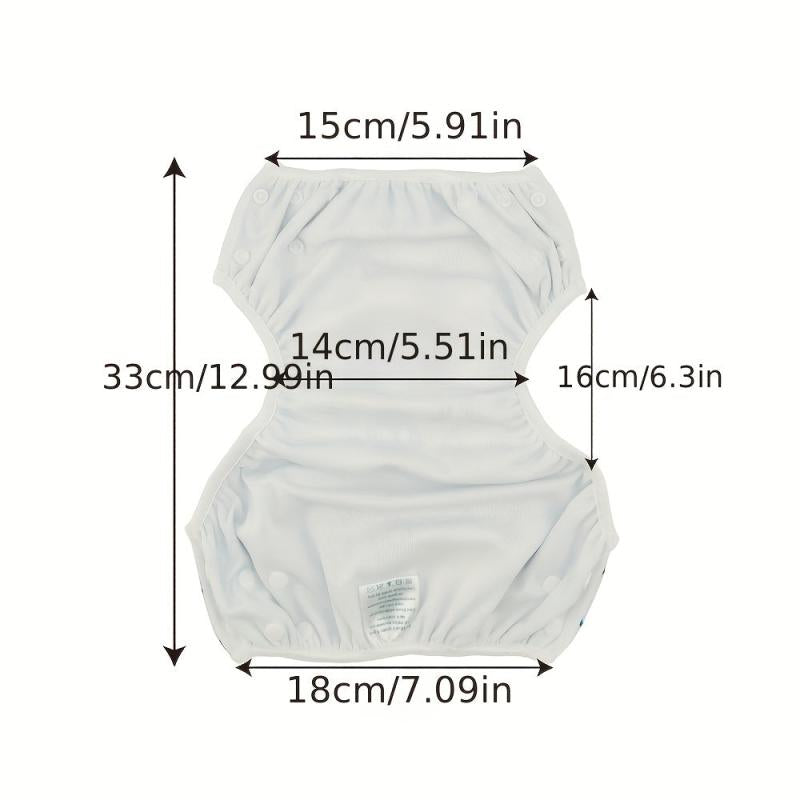 Baby Swim Diaper Reusable Adjustable Washable Swim Underwear Fits 0-3T