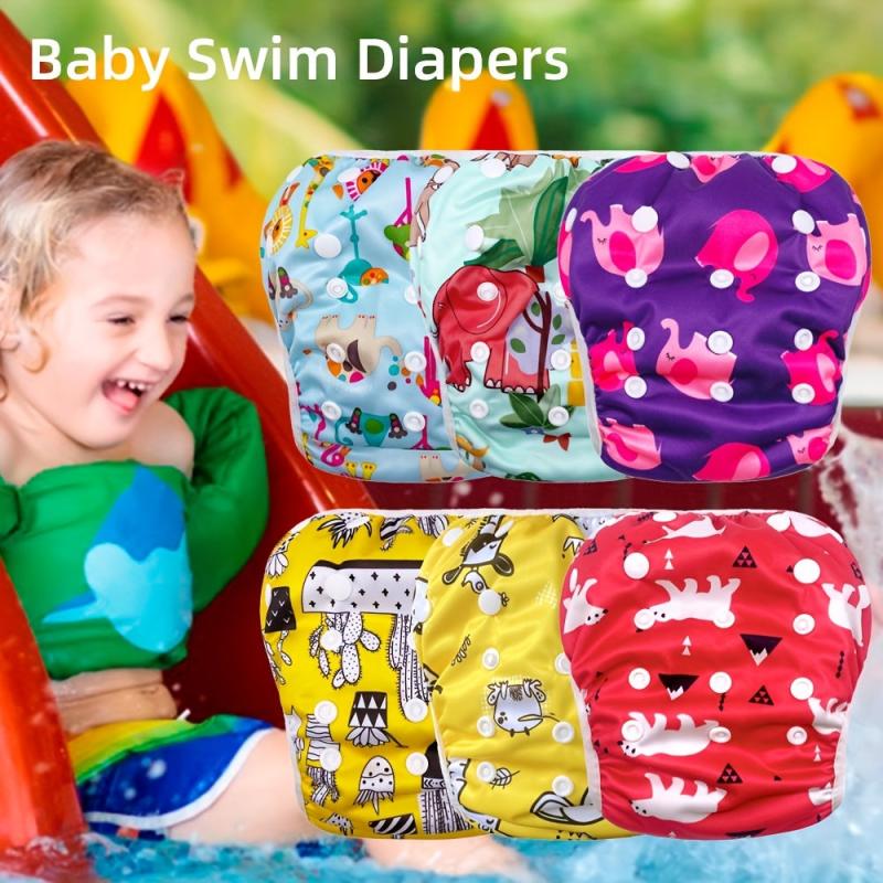 Baby Swim Diaper Reusable Adjustable Washable Swim Underwear Fits 0-3T
