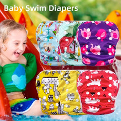 Baby Swim Diaper Reusable Adjustable Washable Swim Underwear Fits 0-3T