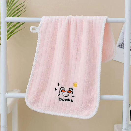 Pure Cotton Children's Face Wash Towel Absorbent Hair Soft Face Wipe