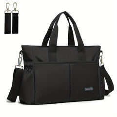 Large Diaper Bag Tote with Changing Pad & Pacifier Bag