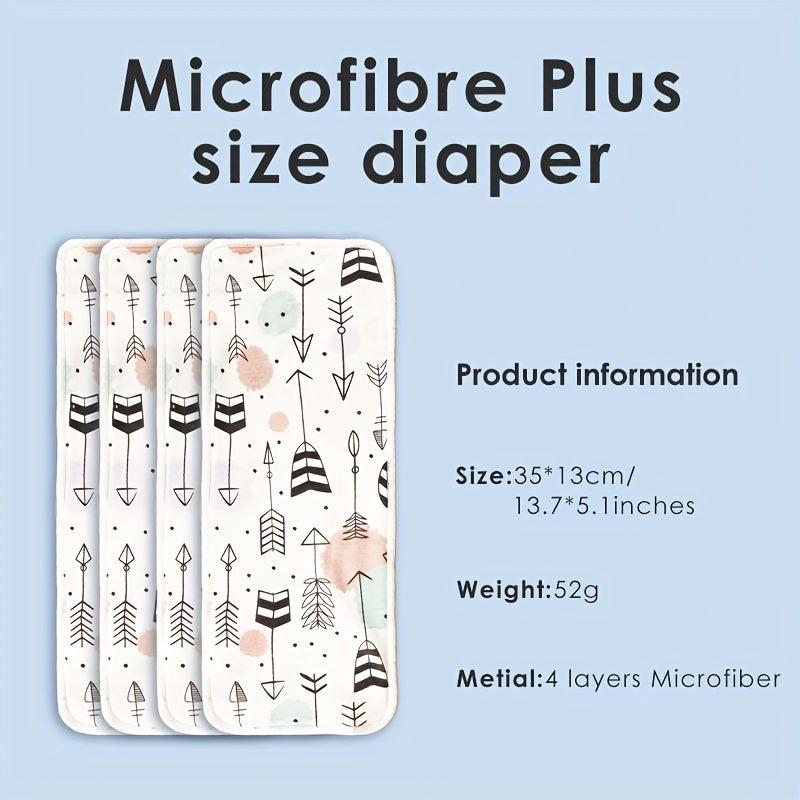1pc Cotton Baby Cloth Diaper Inserts Soft Absorsent Reusable Washable Nappy Inse