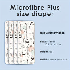 1pc Cotton Baby Cloth Diaper Inserts Soft Absorsent Reusable Washable Nappy Inse