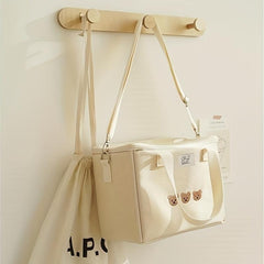 Bear Embroidery Insulated Mommy Bag Multifunctional Mother And Baby Bag