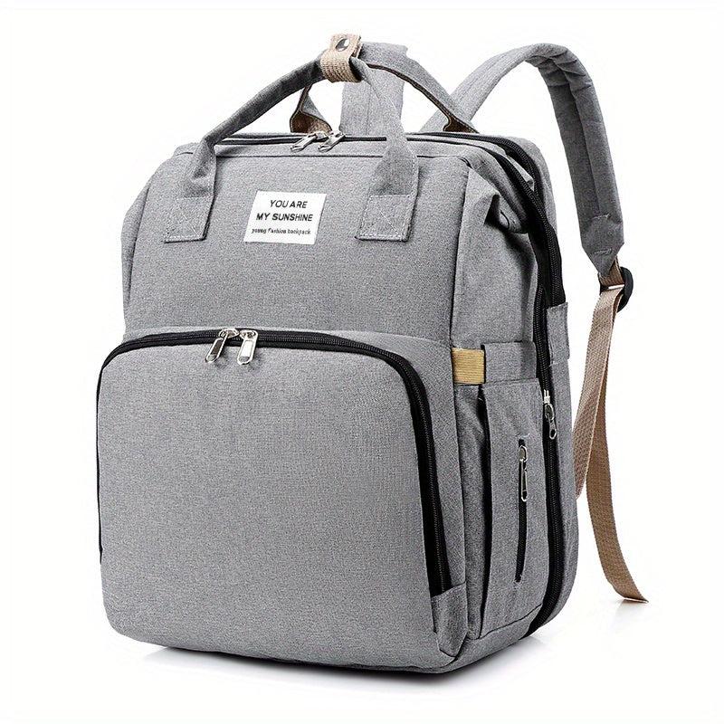 Lightweight Portable Folding Crib Bed Baby Backpack Mommy Bag