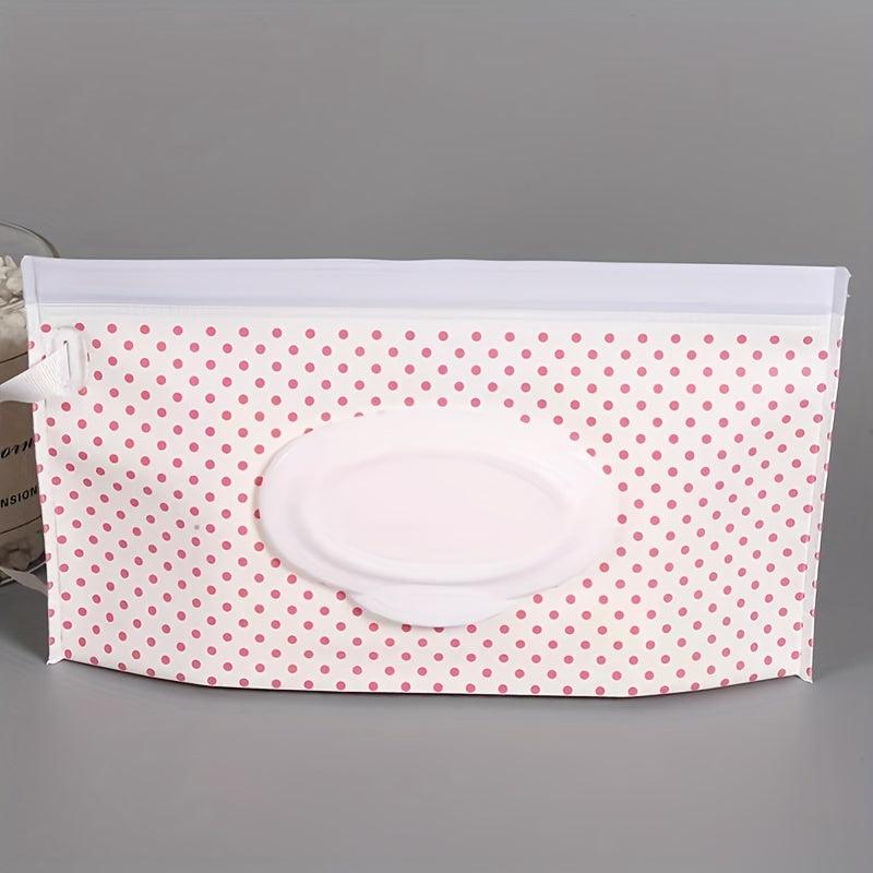 Portable Baby Wipes Packaging Bag Self Sealing Wet Wipes Separate Bag