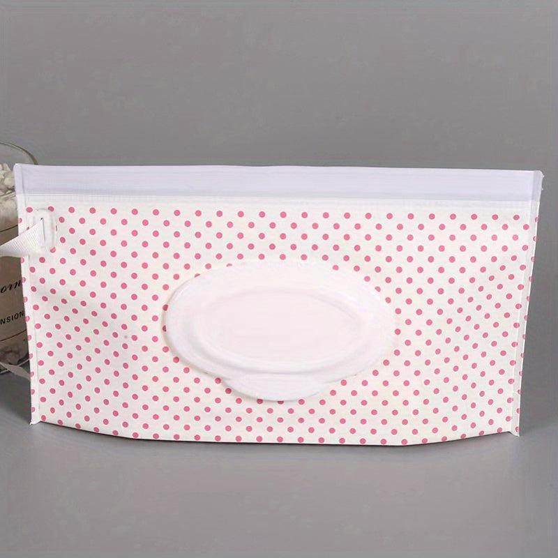 Portable Baby Wipes Packaging Bag Self Sealing Wet Wipes Separate Bag
