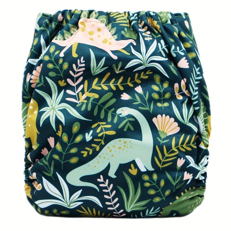 Dinosaur Print Adjustable Baby Cloth Diaper