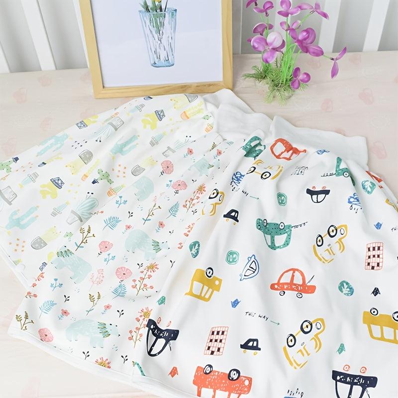 Waterproof Cloth Diaper Skirt for Boys & Girls 0-4 Years