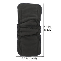 2PCS Mumsbest Bamboo Charcoal Diaper Inserts Washable Nappy Liners