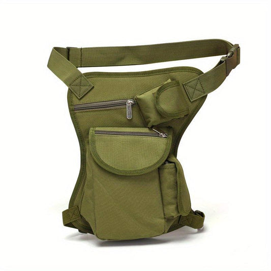 Canvas Drop Leg Bag Waist Bag Fanny Pack Belt Hip Bum Military Travel