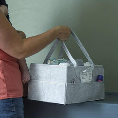 Felt Diaper Bag for Mother & Baby Essentials