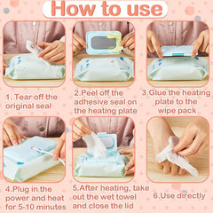 Portable USB Wipe Warmer for Clean and Warm Baby Hands