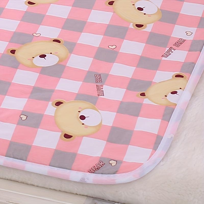 Soft Waterproof Baby Diaper Pad Cartoon Printed Bed Care Mat