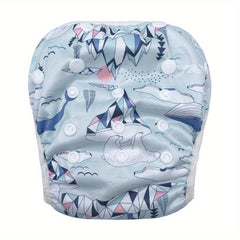 Adjustable Reusable Swim Diaper for Baby 0-3 Years Boys Girls Washable Swimpant