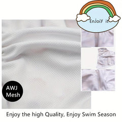 Adjustable Reusable Swim Diaper for Baby 0-3 Years Boys Girls Washable Swimpant