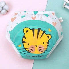 Cartoon Baby Pants Waterproof Leak Proof Diapers for Learning Comfort