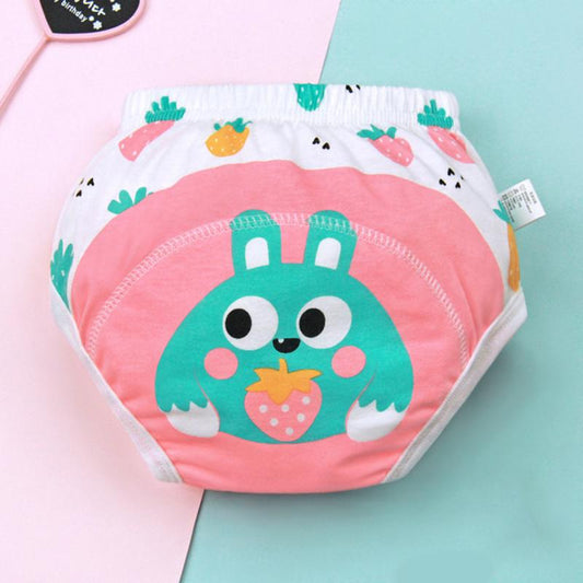 Cartoon Baby Pants Waterproof Leak Proof Diapers for Learning Comfort