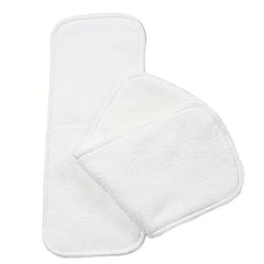 5pcs Washable Diaper Pad 3 Layers Baby Cloth Diaper Ultra Fine Absorbent
