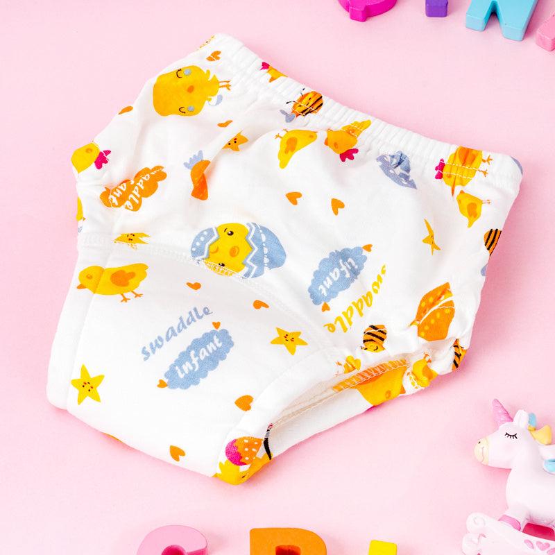 Family Animal Printed Cotton Baby Night Nappy Panties