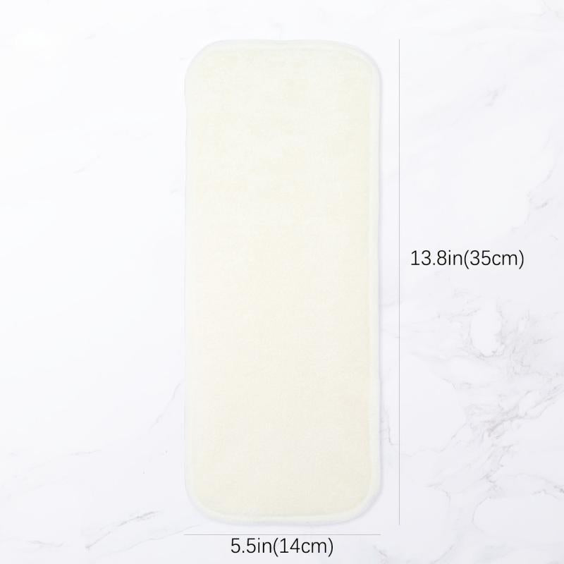 2PCS Mumsbest Bamboo Diaper Inserts Reusable & Washable Nappy Liners