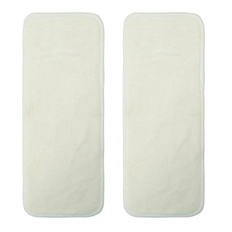 2PCS Mumsbest Bamboo Diaper Inserts Reusable & Washable Nappy Liners
