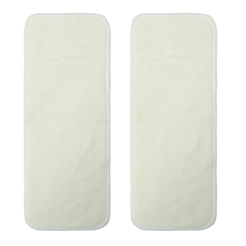 2PCS Mumsbest Bamboo Diaper Inserts Reusable & Washable Nappy Liners